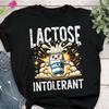 Laktoseintolerantes Shirt, , , Süßes milchfreies Geschenk, Milchliebhaber T-Shirt, Käseliebhaber T-Shirt, Geschenk für Ihn, Sie, Reizdarmsyndrom SIBO Morbus Crohn