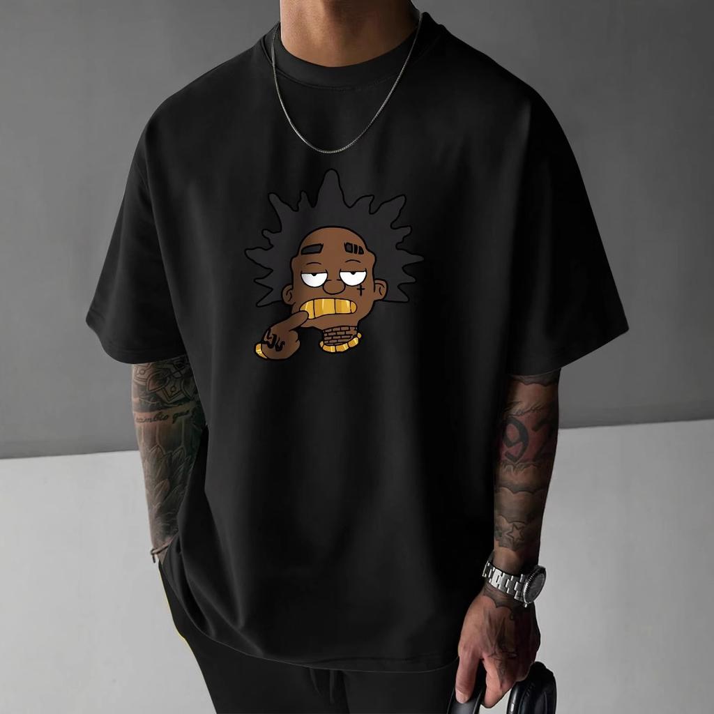Short Sleeve T-Shirt Summer New Men's Fashion Casual Commuter Versatile Crew Neck Short Sleeve T-Shirt
