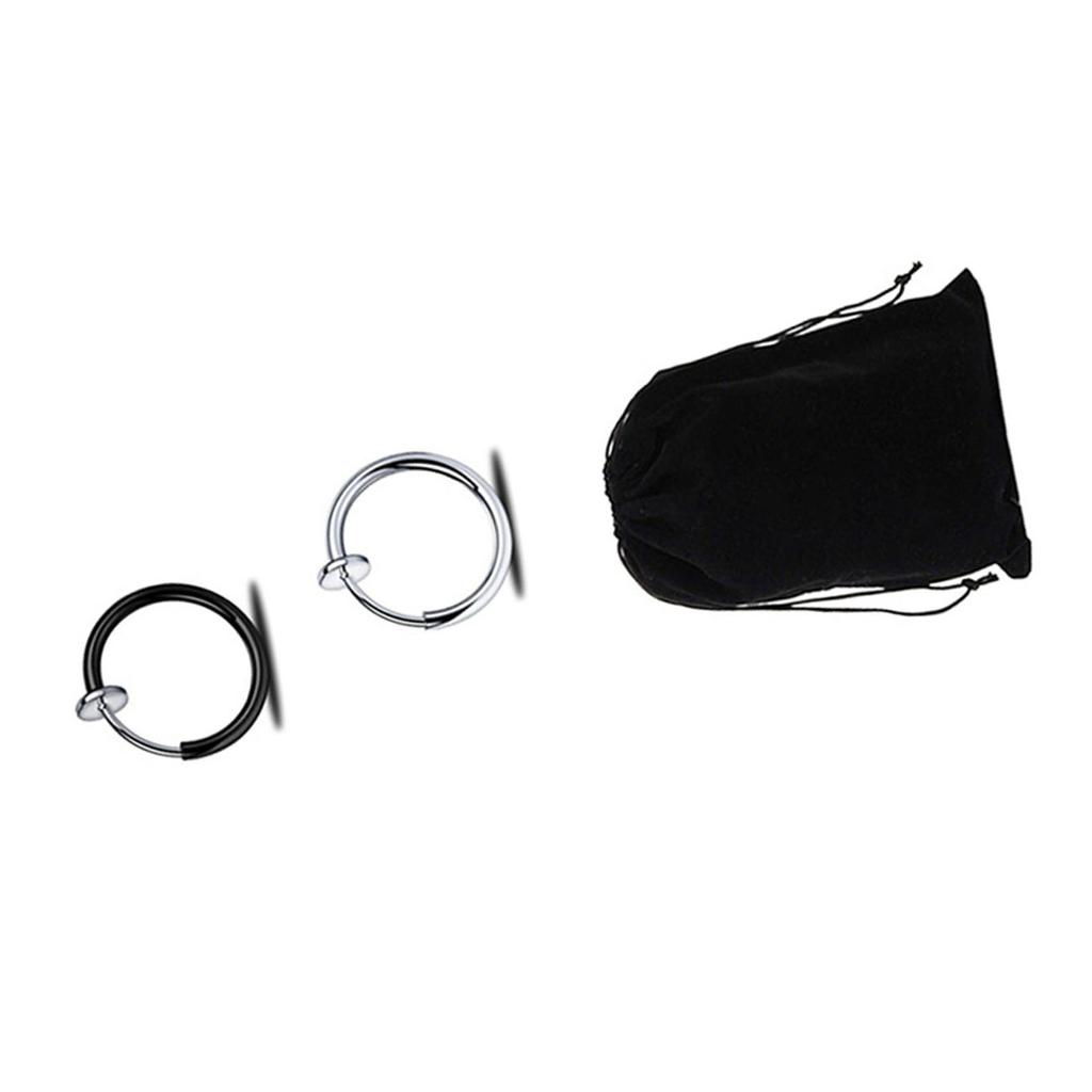 10 Pcs Cross Ear Clip Titanium Steel Men Rock Style Clip On Hoop Earrings Individually Packed Lightweight Fashionable