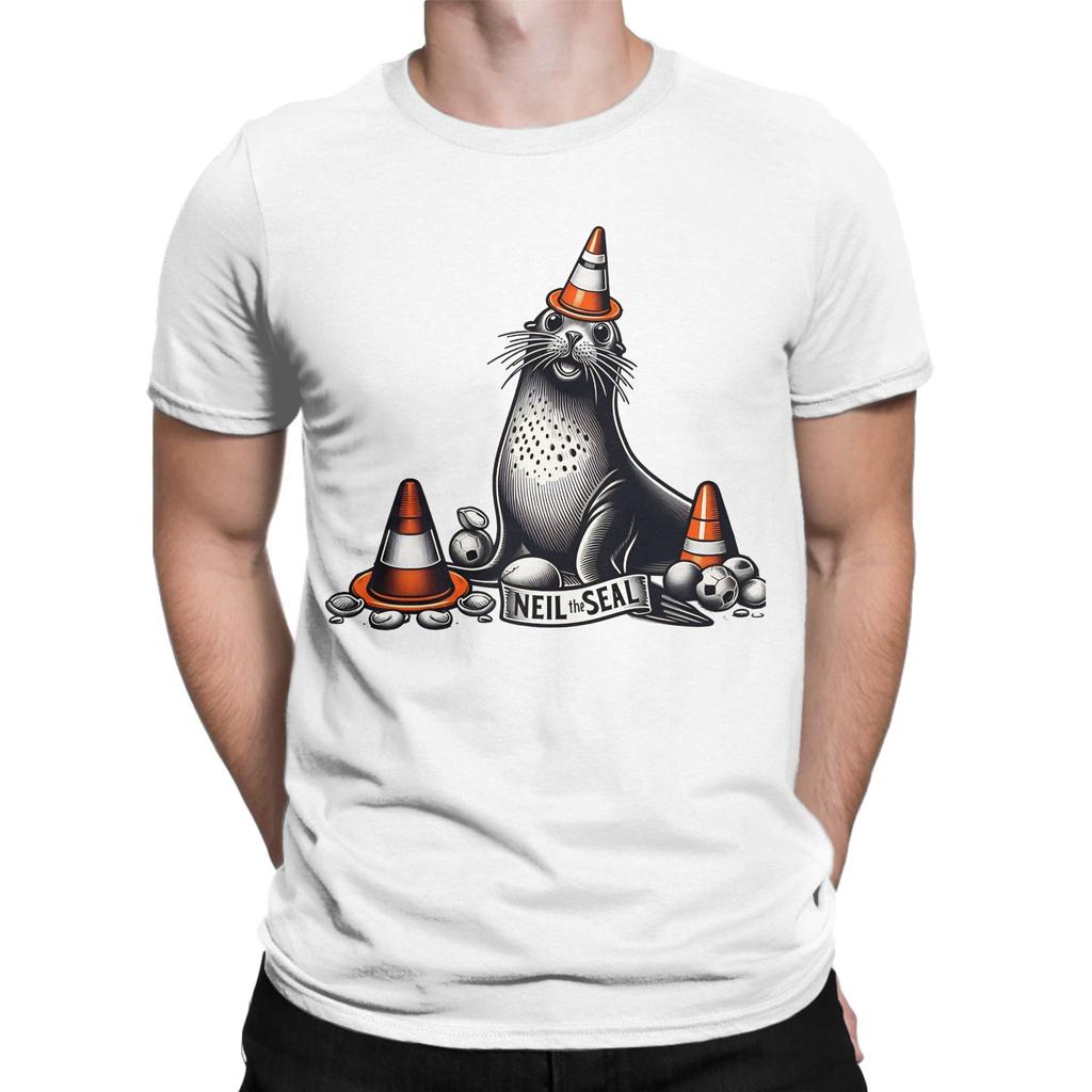 Cute Neil the Seal Unisex Unisexs T Shirts Animal Funny Tee Shirt Short Sleeve O Neck TShirt 100 Cotton 6XL Clothing