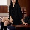 Four Seasons Suit Jackets Women Clothing Blazer Spring Autumn Coat Korean Chic Long Sleeve Tailored Buttons Solid Coats