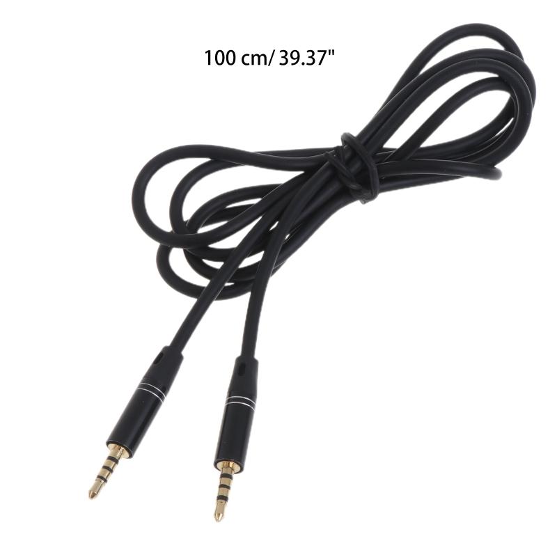 2.5mm To 2.5mm Audio Cable Jack Male To Male 2.5mm Jack Male Stereo Audio Aux Coiled Cord TRRS 2.5mm To 2.5mm Connector