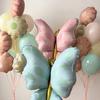 Matte Butterfly Balloon Set Flower Aluminum Film Balloon for Mother's Day Shower Birthday Decoration Butterfly Flower Balloon