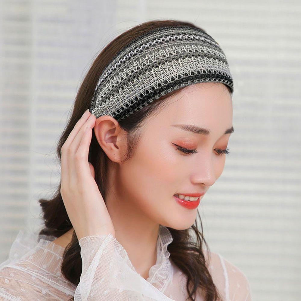 Bohemia Styles Head Wraps Wide Headbands Versatile Hairbands