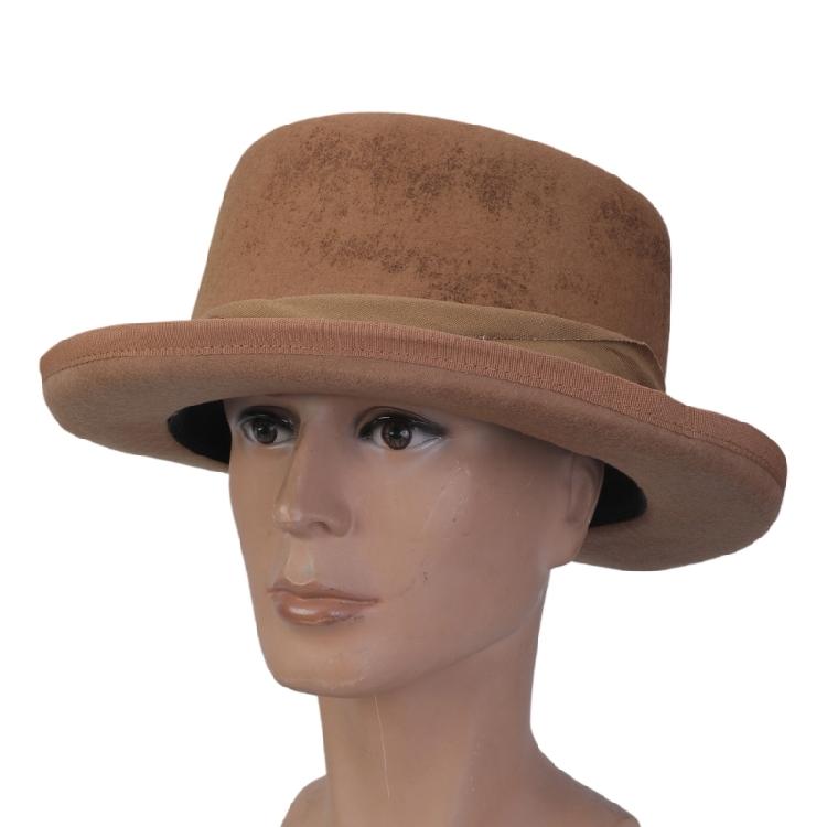 Unisex Wool Top Hat Masquerades Party Fedoras Hat RolePlaying Dress Up Costume Hat