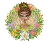 DIY Diamond Painting Refrigerator Magnets, Disney Princess Theme, Cross-stitch Round Diamond Handicraft Home Decoration Gift