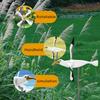 Weatherproof Bird Wind Spinners Stable Bird Shape Windmill Spinners Seagull Windmill  Outdoor