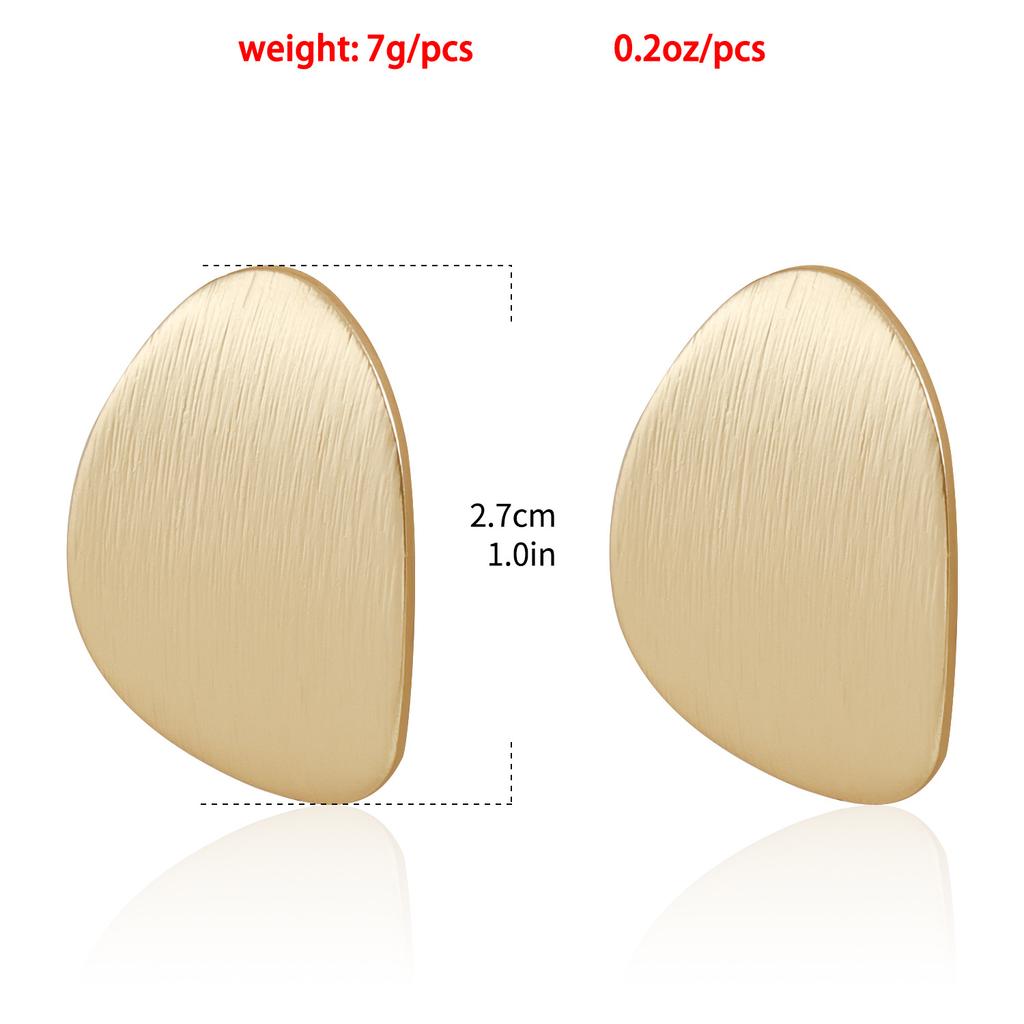 Fashion Gold Square Geometric Pendant Earrings for Women Elegant Earrings Jewelry