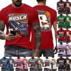 Men's Casual Short Sleeve T-Shirt Letter Print Crew Neck Lightweight Comfortable Fit Soft Fabric Everyday Wear