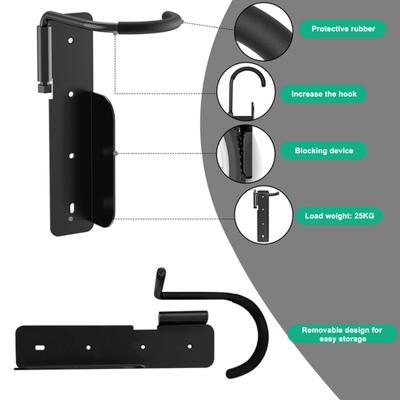 Βάση τοίχου σε γκαράζ Βάση ποδηλάτου Κάθετη οθόνη ποδηλάτου Κρεμαστό γάντζο Κρεμάστρα τοίχου γκαράζ για κράνος Γενική βάση στάθμευσης ποδηλάτων