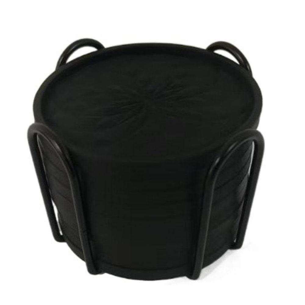 6/10Pcs Silicone Drink Coaster Set Tabletop Protection Tea Mats Placemats Cup Pads  Hotel Restaurant