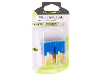 Fusibles JAPVAL TYPE M 100A, 2 pièces.