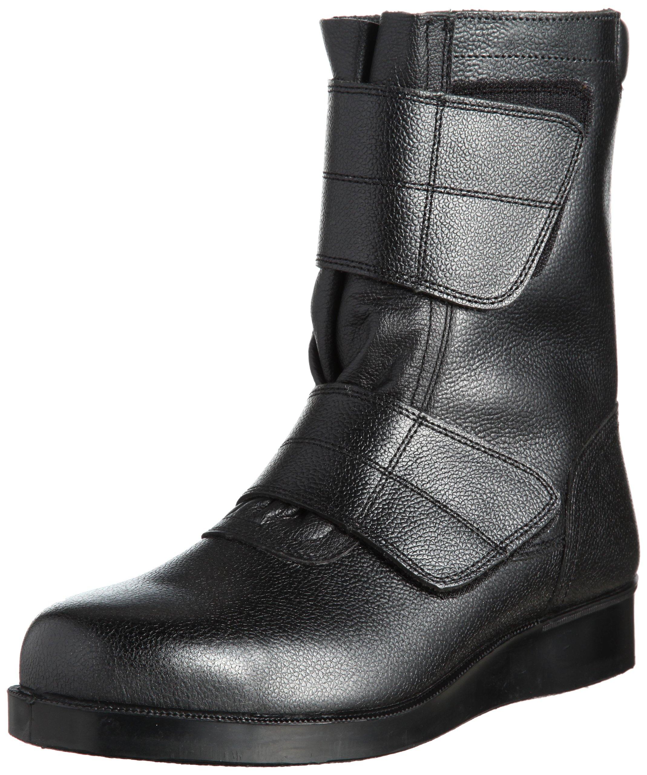 

Защитная обувь для укладки дорожного покрытия JIS Standard Long Shoes Steel Toecap VR235 Magic Black cm [Midori Anzen] 24.5