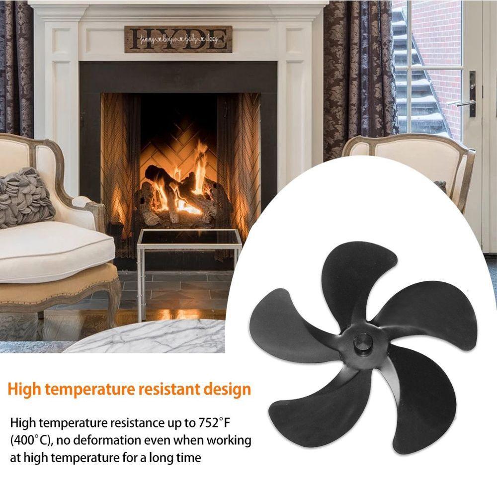 Replaceable Fireplace Fan Blades For Better Room Heating