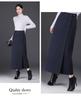 Plaid Woolen High-Waisted Pencil Skirt: Winter 2025 Korean Style, Thickened and Warm with Slit