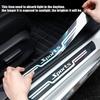 4pcs Laser Car Door Plate Sill Scuff Cover Anti Scratch Sticker Trim Accessories