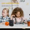 Variable Widerstandsbox 0-9999 Ohm, Einfache einstellbare Widerstandsdezkadenbox für den Physikunterricht, Schulversuchsausrüstung