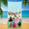 Cartoon Barbapapa Towel Beach Towel Quick Dry Sand Free Bath Towel for Summer Pool Travel Vacation