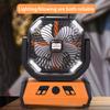 Neuer verbesserter tragbarer leiser Lüfter mit USB-Aufladung, geräuschlose Funktion für Camping/Zuhause/Angeln/Outdoor-Reisen