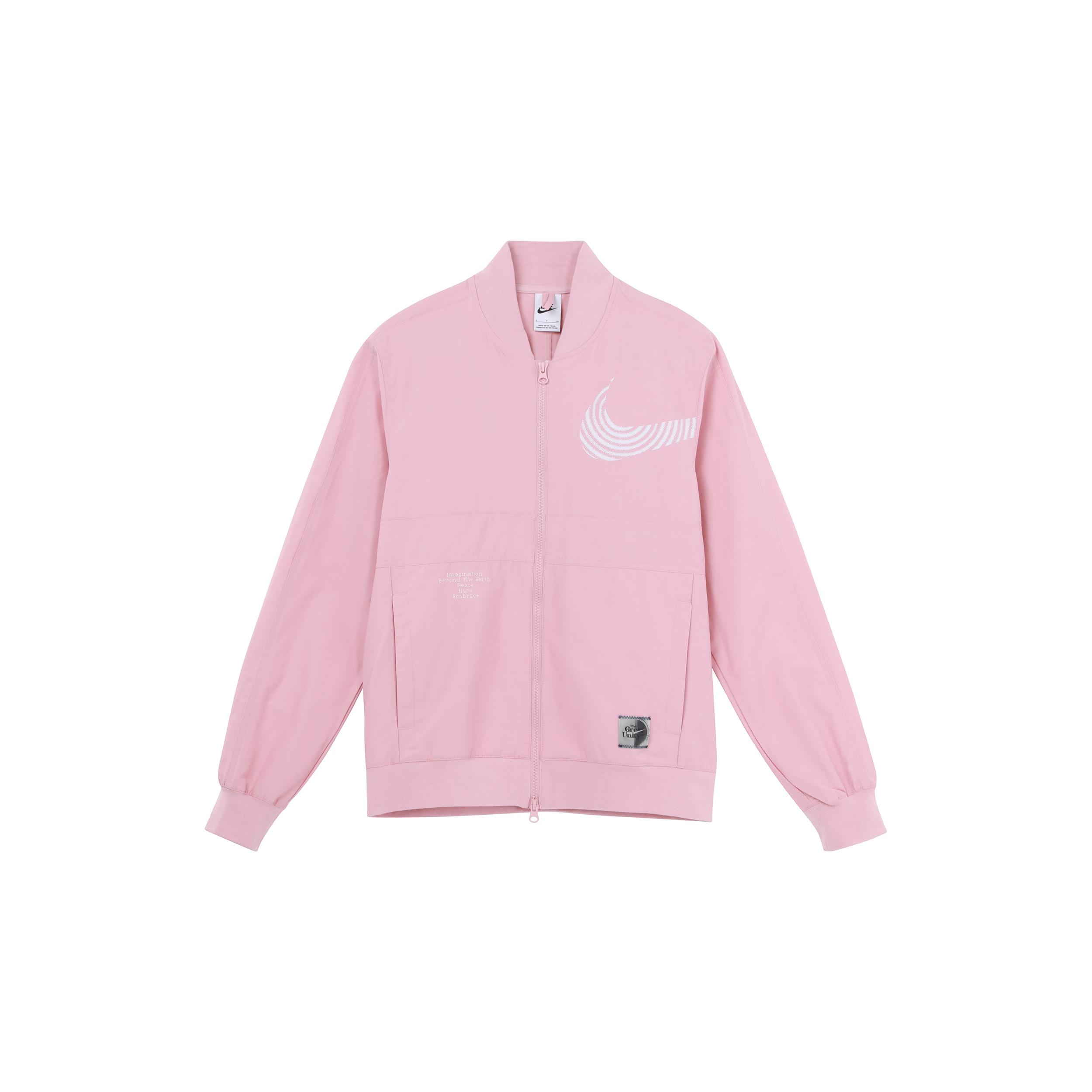 Men s Nike Sportswear Athleisure Casual Sports Woven Jacket Autumn Pink Red DM7900-603 M
