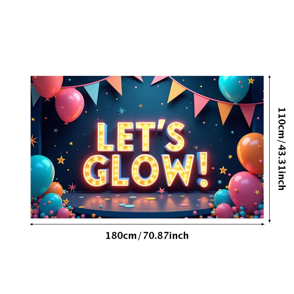 Photo Prop LED Neon Banner Party Decoration Glow Effect Neon Sign For Festival Decoration Party Celebration Night Event