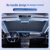 Front Windshield Sunshade Heat Insulation Curtain Cover