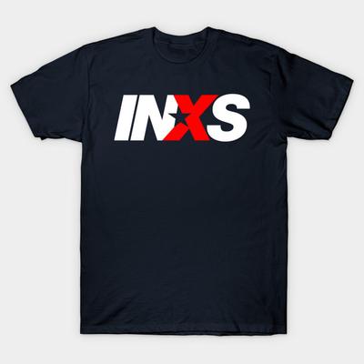 Asian Size Men Print T-shirt Inxs No-Cut Heat Transfer Print Cotton Tshirt