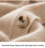 Layered Round Neck Knit Cardigan Vest for Women - Autumn/Winter College Style Loose Fit with Heart Design