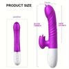 Thrusting G Spot Rabbit Dildo Vibrator, Tongue Licking Rotating Vibrating Women Couples Adult Sex Toys, Female Clitoris Vibrator Wand Stimulator Toy