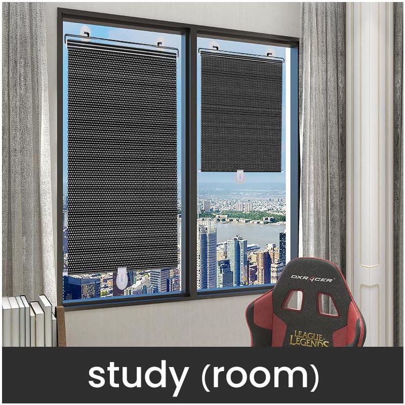 Roll Curtain Blackout Roller Blind Movable Terrace Blinds Curtains Inner Shutter Window Shades No Drill Cellular Shade Opaque