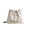 Chain bag women's large-capacity new summer casual shoulder messenger bag pleated bucket bag