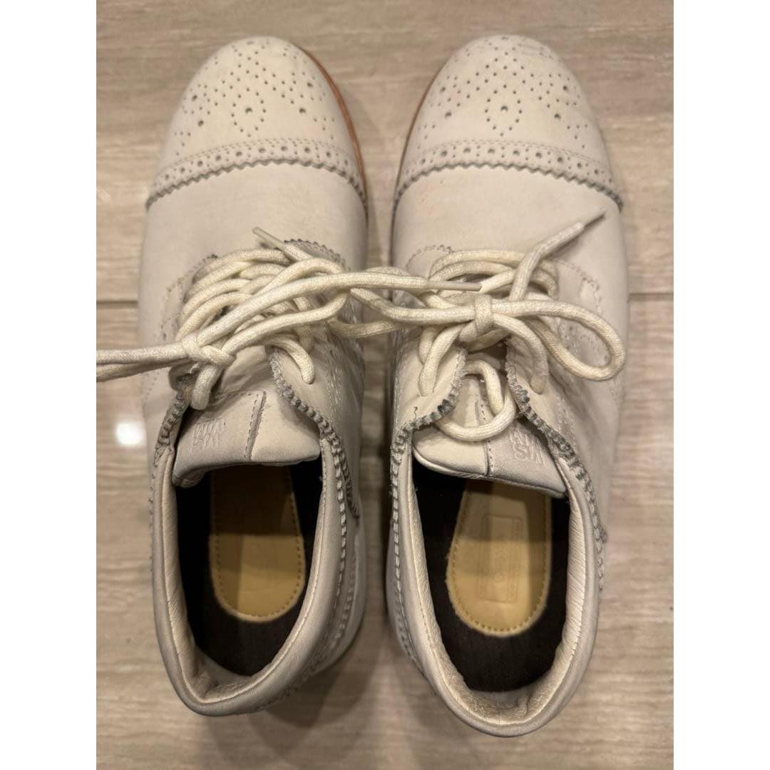 Used visvim BUCKMINSTER CAP SAND leather shoes