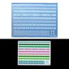 Reusable Silicone 3D Nail Art Mold Embossed Nail Patterns for DIY Crafting and Classic Designs with Various Patterns