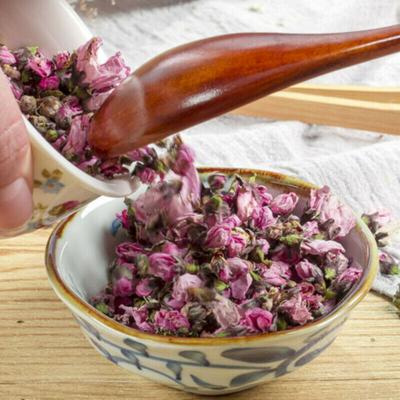 Tè di fiori di pesco cinesi freschi essiccati sfusi fiori di pesco cura della salute perdita di peso