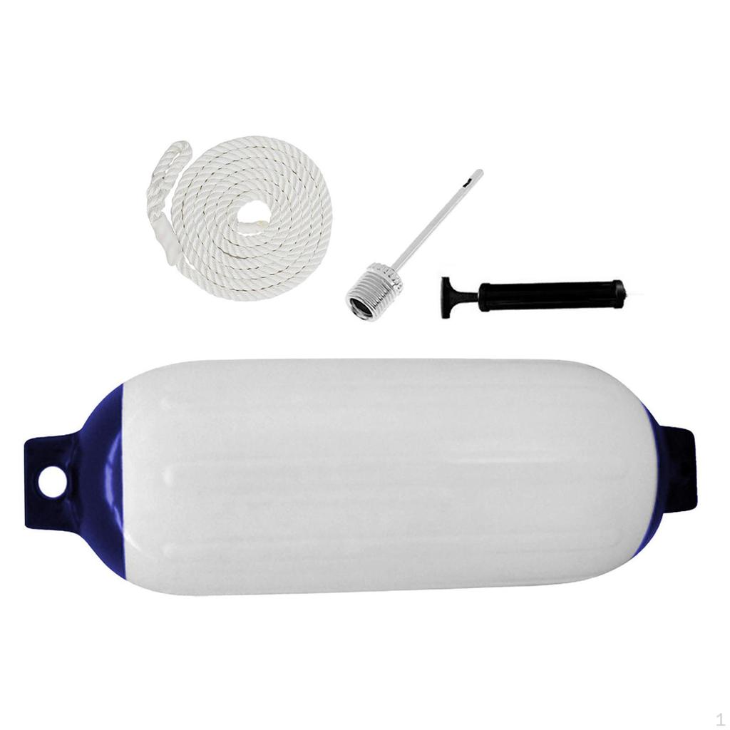 Boat Bumpers for Pontoon Durable 11x40cm Outdoor Buoys Protector with Rope, s,