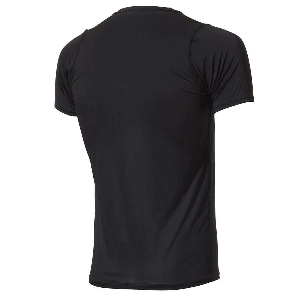 Goldwin C3fit Cooling Half Size S To Japanese Size V-Neck Sleeves, Men's, Black, (equivalent S)
