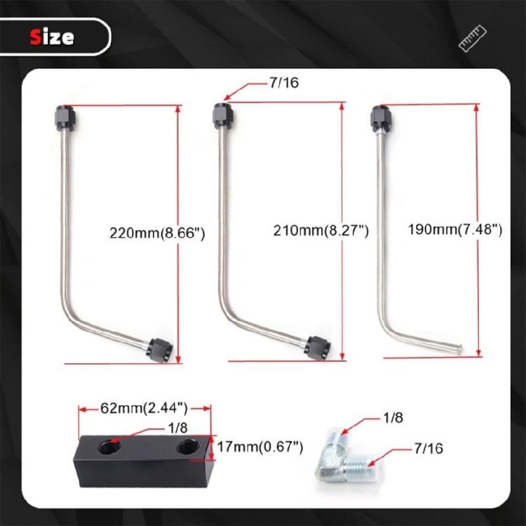 Engine Coolant Ventilation Upgrade Kit Corrosion Resistant Stainless Steel For LS Series Engine