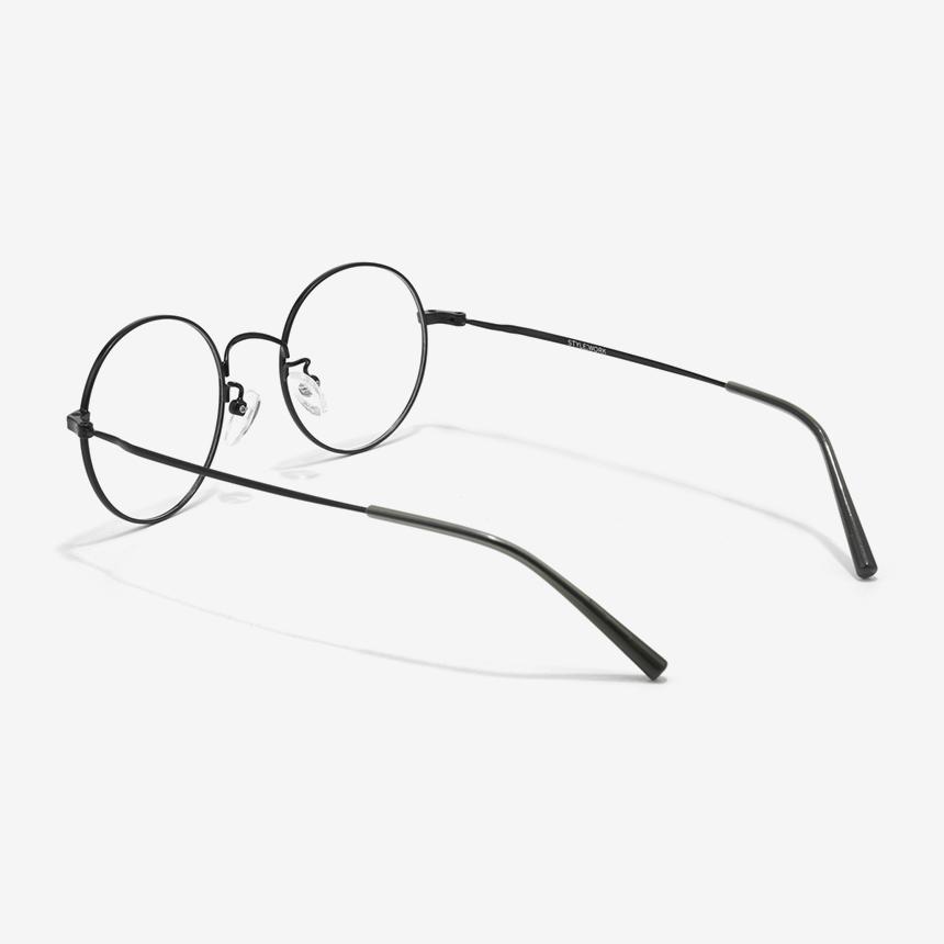 Seutailwokeu Matte Brown Metal Style9 M Mbk 46Mm Stylework Eyeglass Frames