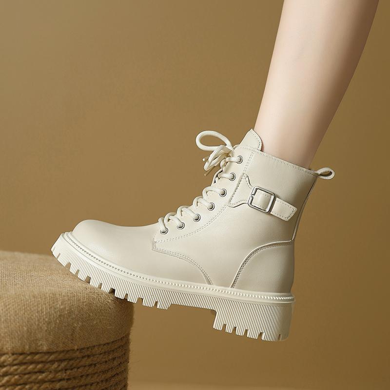 Women’s Winter Boots Fashion Short Boots Girl Black Warm Ankle Boots with Fur Plus Size for Lady