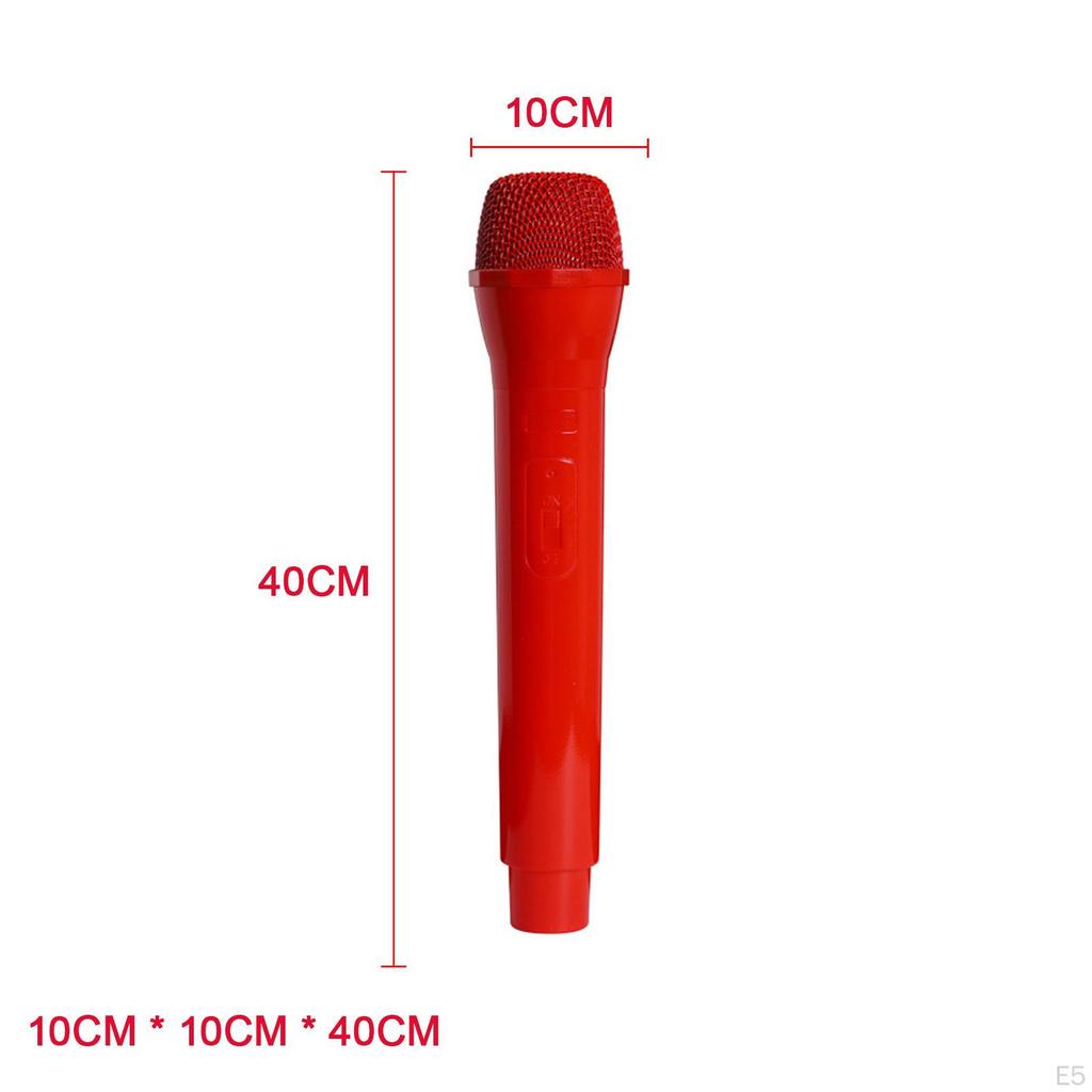 Kids Microphone Toys Model Prop Pretend Play Mics for Halloween Home Cosplay