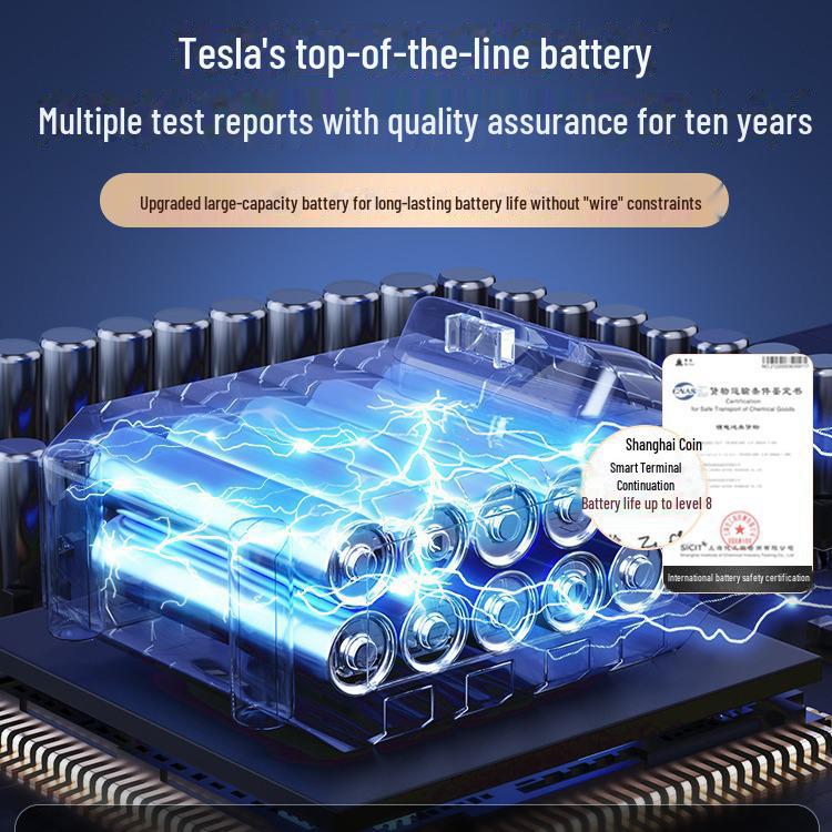 "Wireless Dual-Purpose Car Vacuum: Strong Suction & Blowing for Interior"