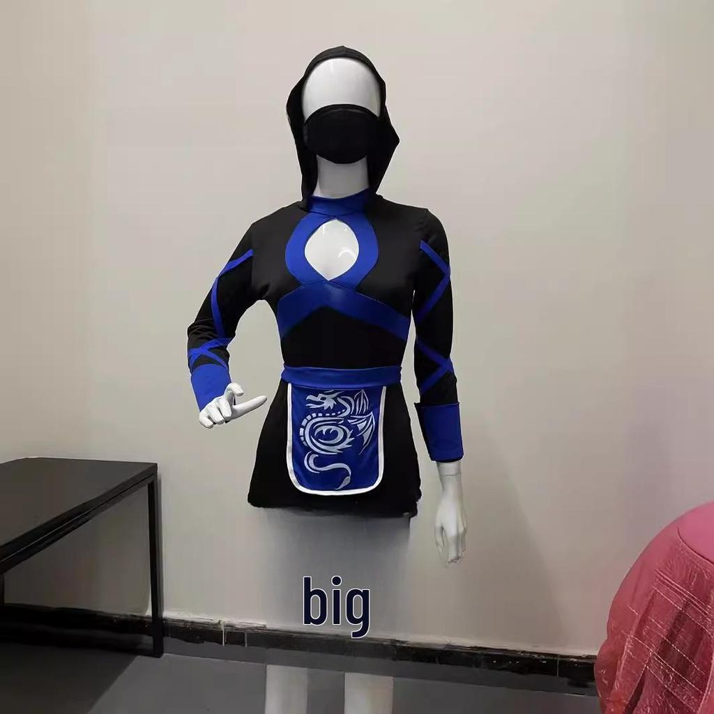 Women's Dragon Ninja Costume - Japanese Warrior Halloween Outfit