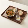 Smooth Polished Serving Plate Solid Wood Food Tray Practical Serving Tray  Kitchen Table