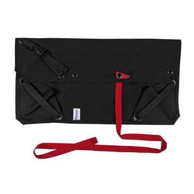Nissin Digitale Canvas Roltas, Opbergtas voor Light Stands, 100% Katoenen Canvas, Rol-Up Model, Ook te Gebruiken als Gewichtszak (Zwart rood)