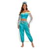 Halloween Princess Jasmine Costume - Adult Aladdin Lamp & Indian Dancer Cosplay