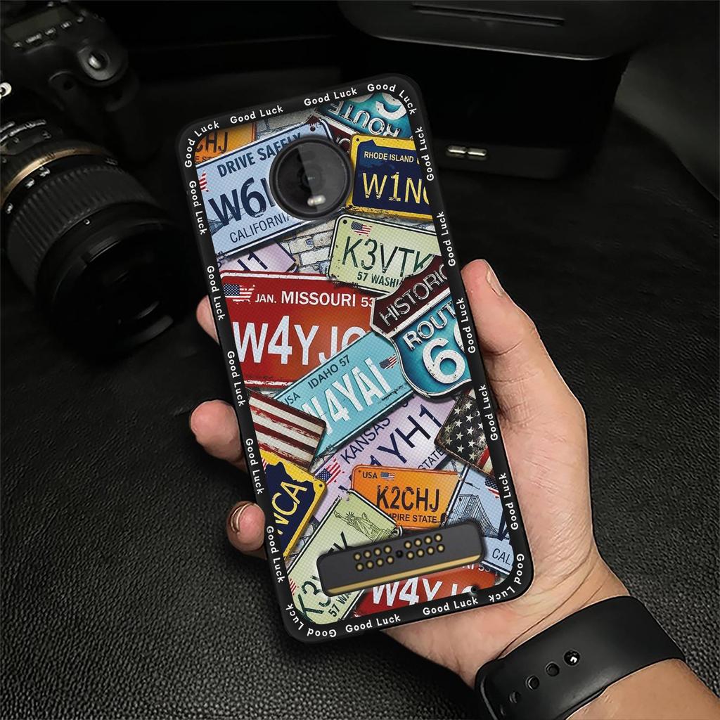 Cover TPU Phone Case For MOTO Z4 Play Fashion Design Anti-dust Cartoon Silicone Dirt-resistant Waterproof Full wrap Cute