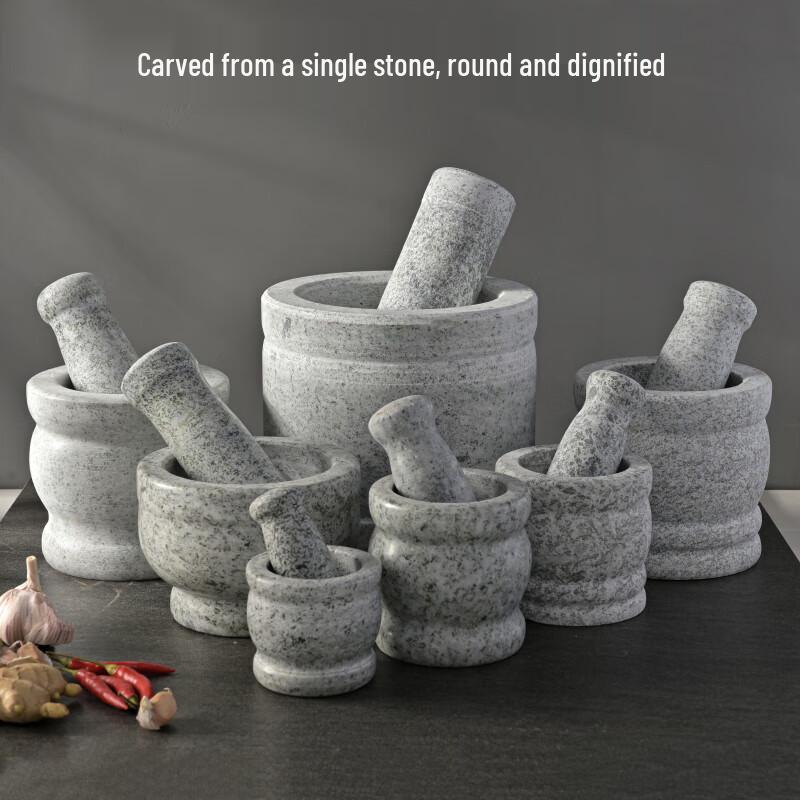 Natural Stone Mortar and Pestle