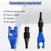 Plastic Car Engine Oil Funnel Motorcycle Refueling Gasoline Filter Transfer Tool Oil Change Filling Car Accessories