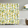 Colorful Trees Flower Palm Sunflower Bathroom Curtain Waterproof Polyester Shower Curtain Bath Curtain For Bathroom With Hooks