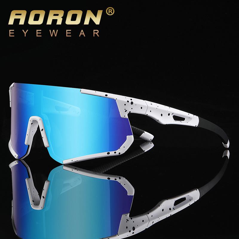 New Style Cross-Border Outdoor Cycling & Myopia-Compatible Large Frame Sports Sunglasses 3112